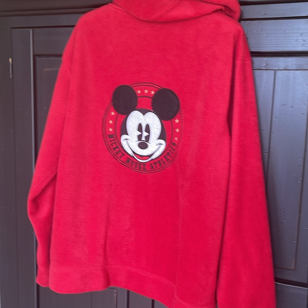Micky Mouse zip hoodie size L